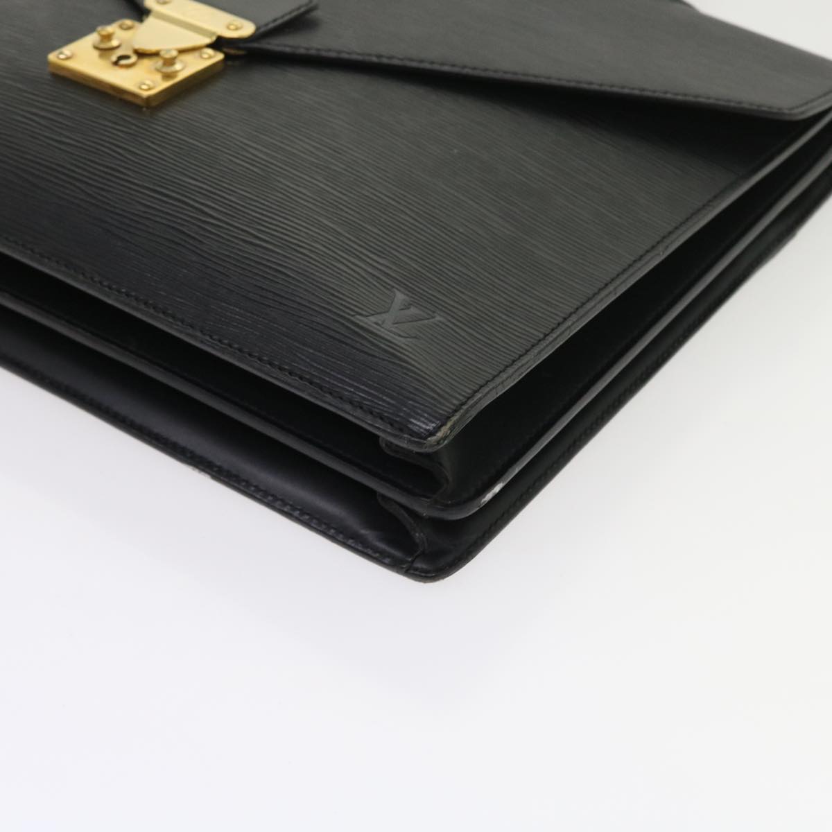 LOUIS VUITTON Epi Serviette Conseiller Briefcase Black M54422 LV 56674