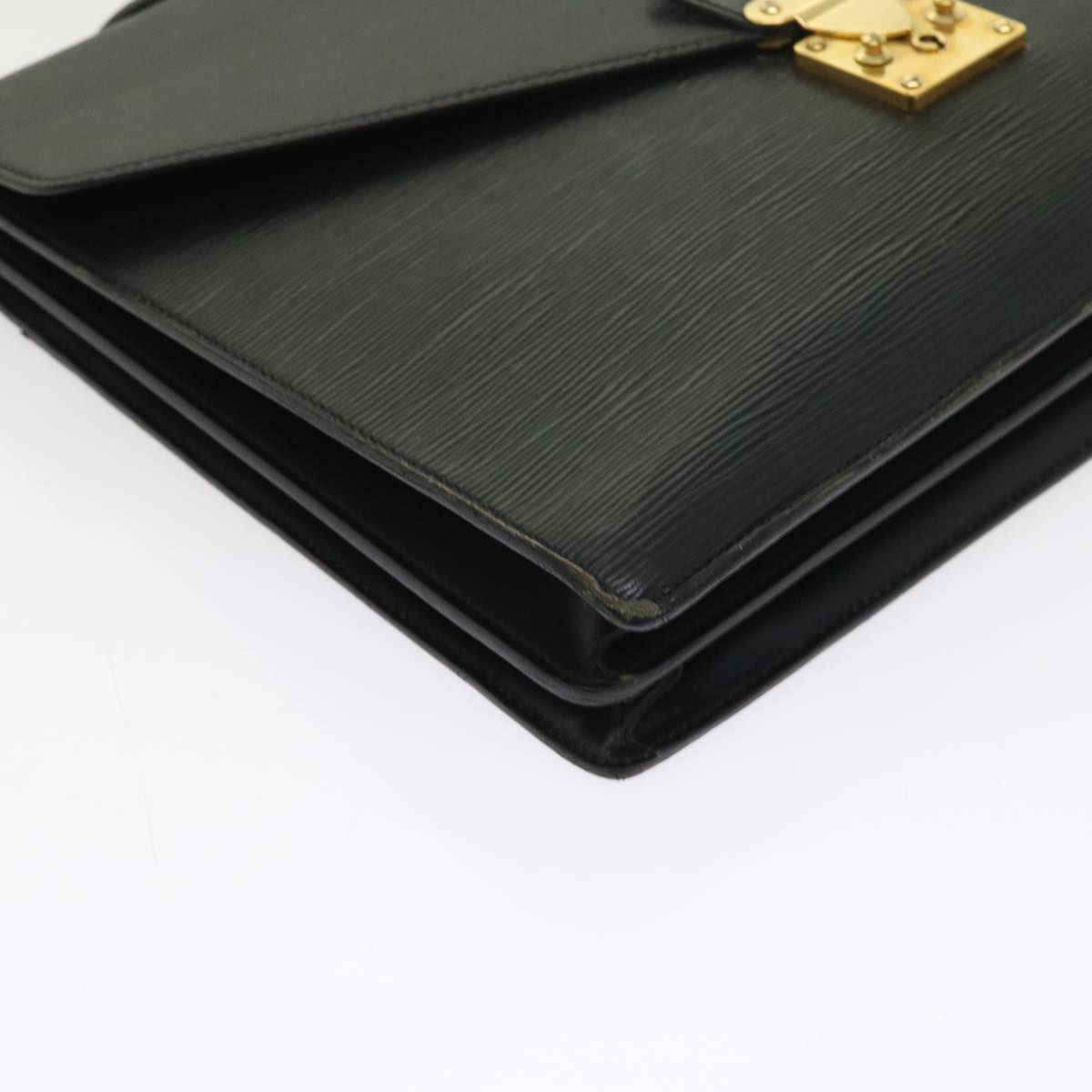 LOUIS VUITTON Epi Serviette Conseiller Briefcase Black M54422 LV 56674