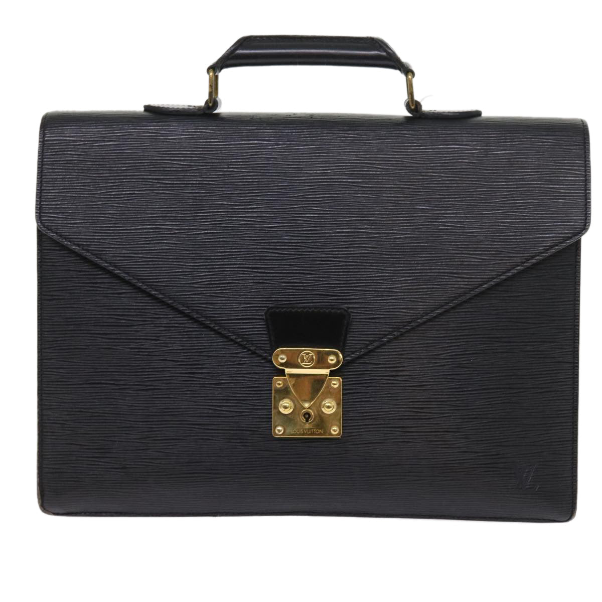 LOUIS VUITTON Epi Serviette Conseiller Briefcase Black M54422 LV 56674