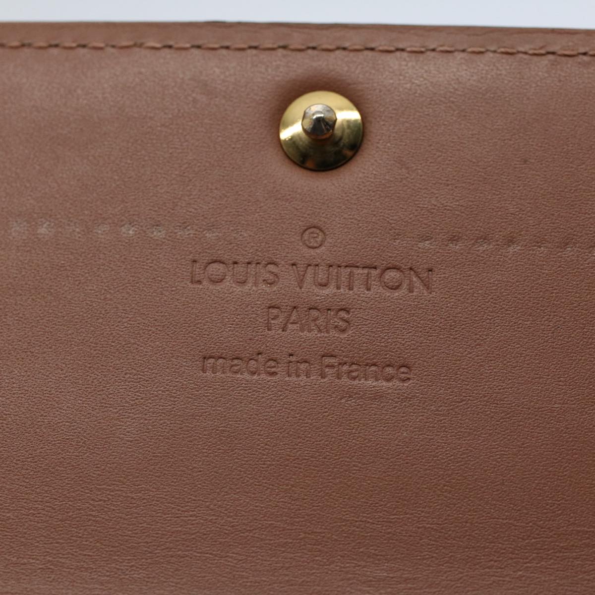 LOUIS VUITTON Vernis Portefeiulle Sarah Wallet Rose Velours M91767 56689