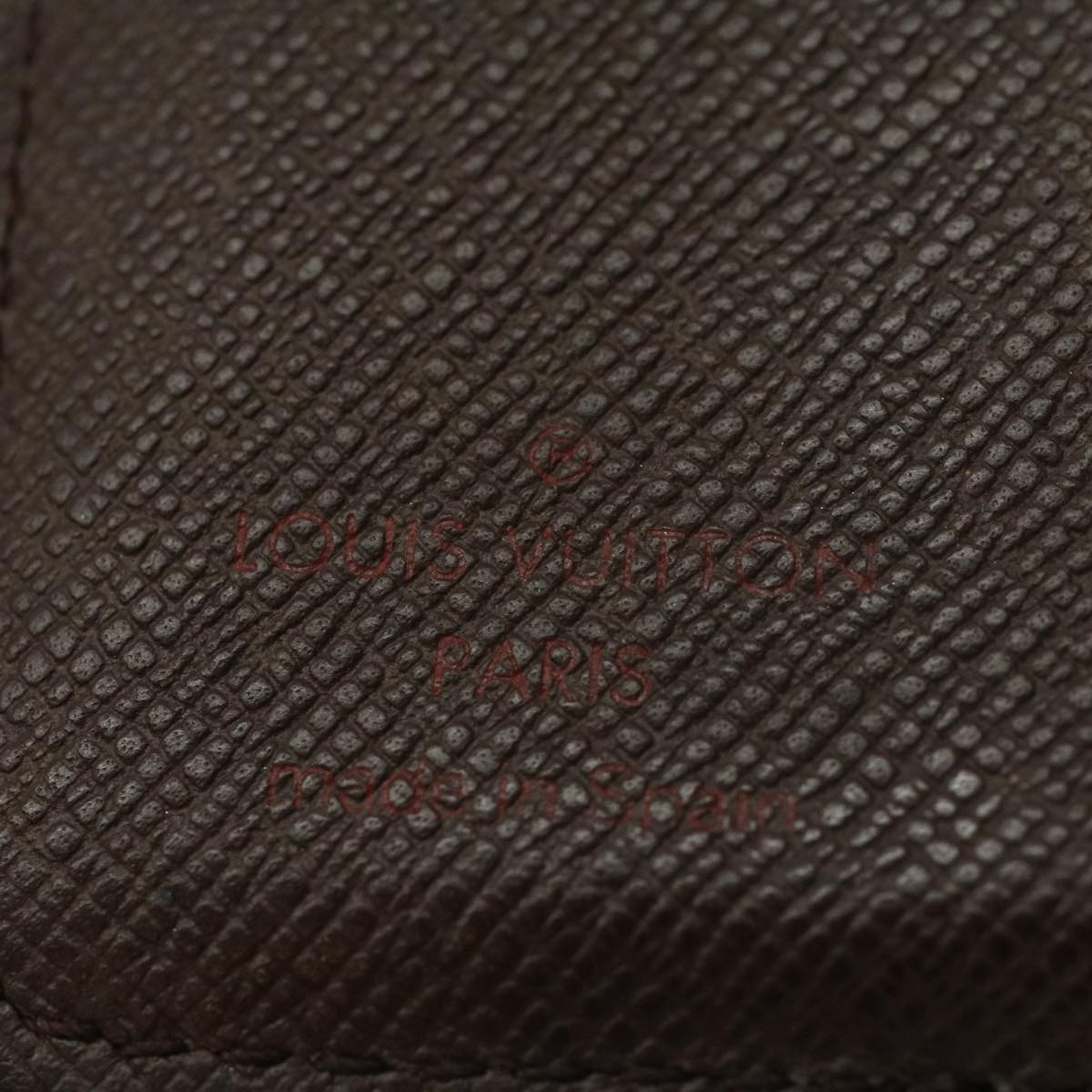 LOUIS VUITTON Damier Ebene Compact Zip Wallet N61668 LV 56693