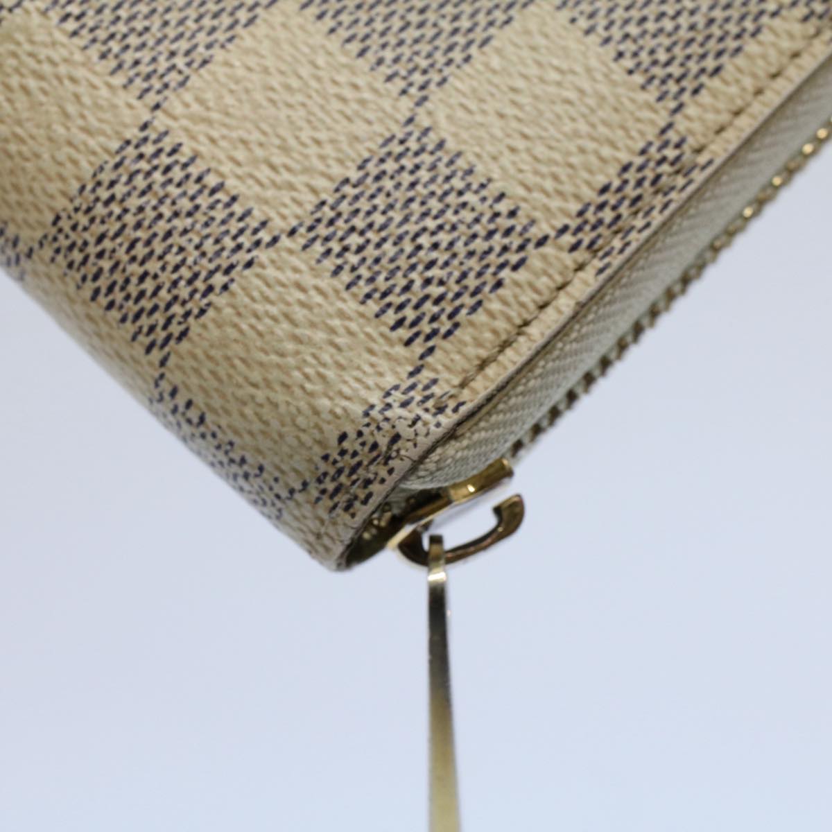 LOUIS VUITTON Damier Azur Zippy Wallet Long Wallet N63503 LV 56697