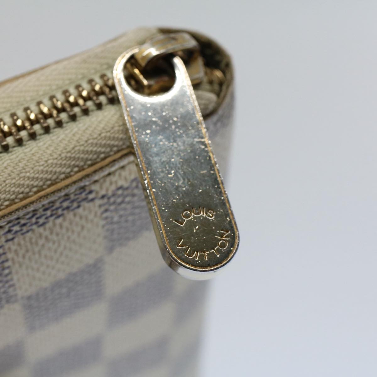 LOUIS VUITTON Damier Azur Zippy Wallet Long Wallet N63503 LV 56697