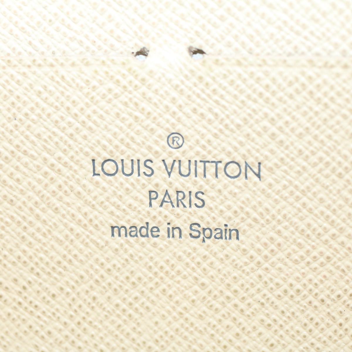 LOUIS VUITTON Damier Azur Zippy Wallet Long Wallet N63503 LV 56697