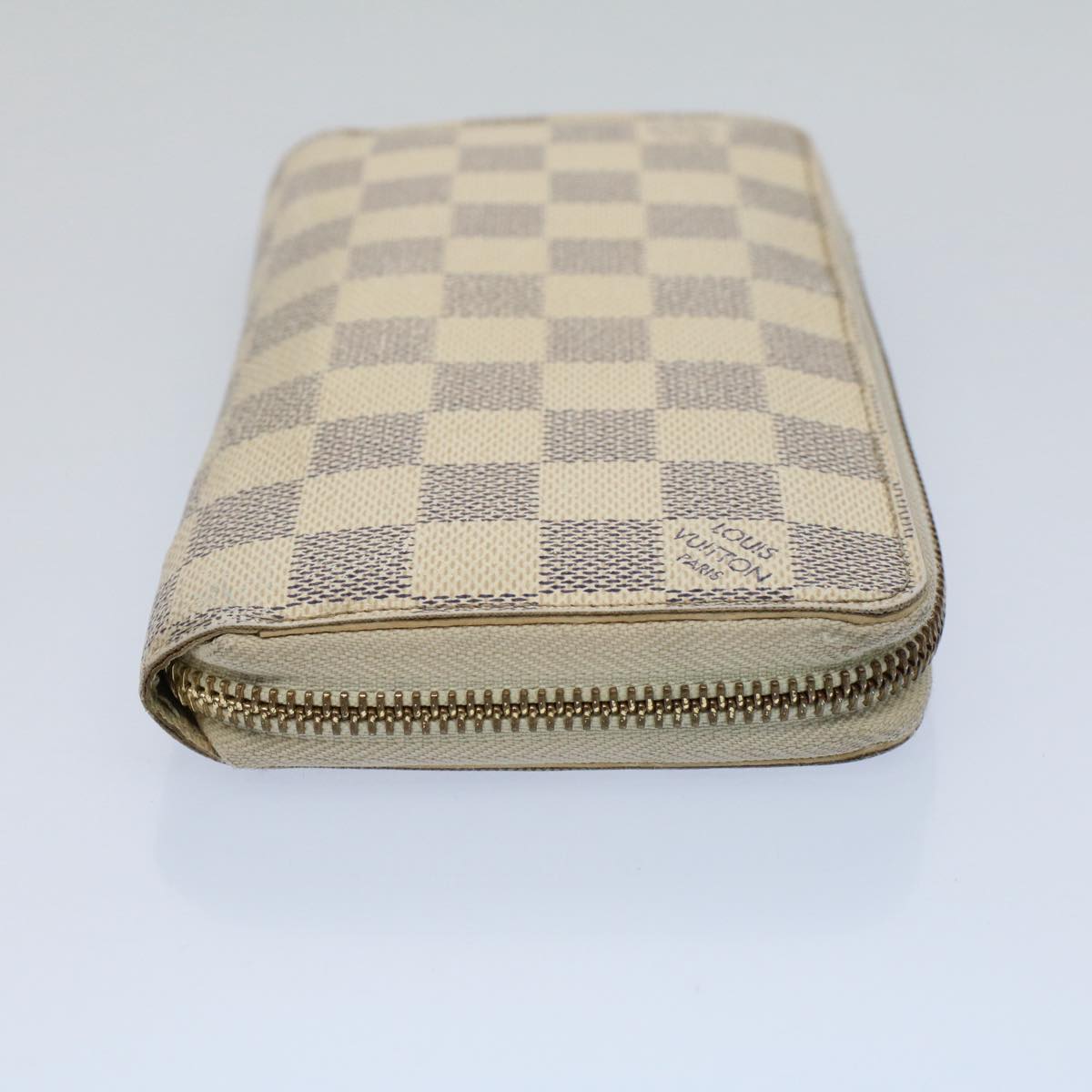 LOUIS VUITTON Damier Azur Zippy Wallet Long Wallet N63503 LV 56697