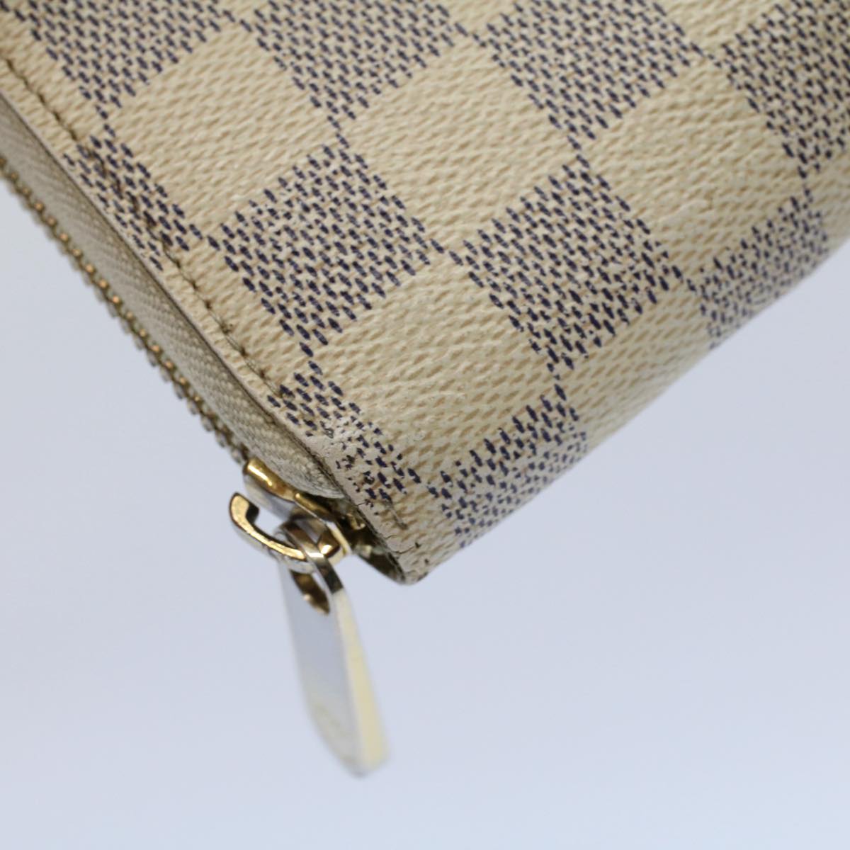 LOUIS VUITTON Damier Azur Zippy Wallet Long Wallet N63503 LV 56697