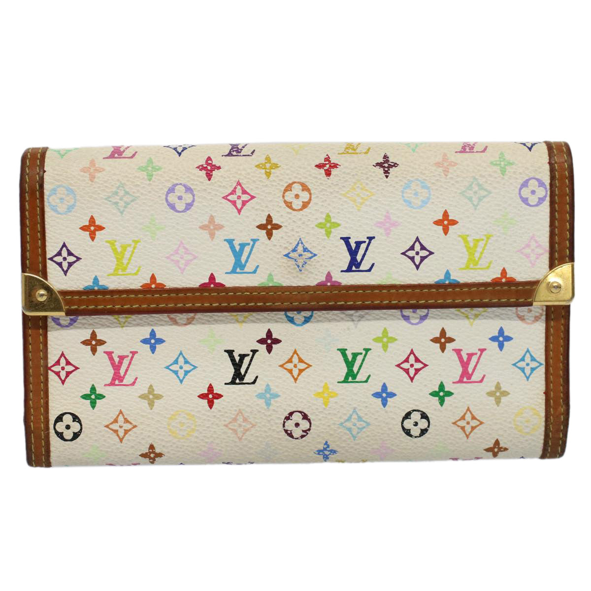 LOUIS VUITTON Multicolor Porte Tresor International Wallet M92659 LV 56699