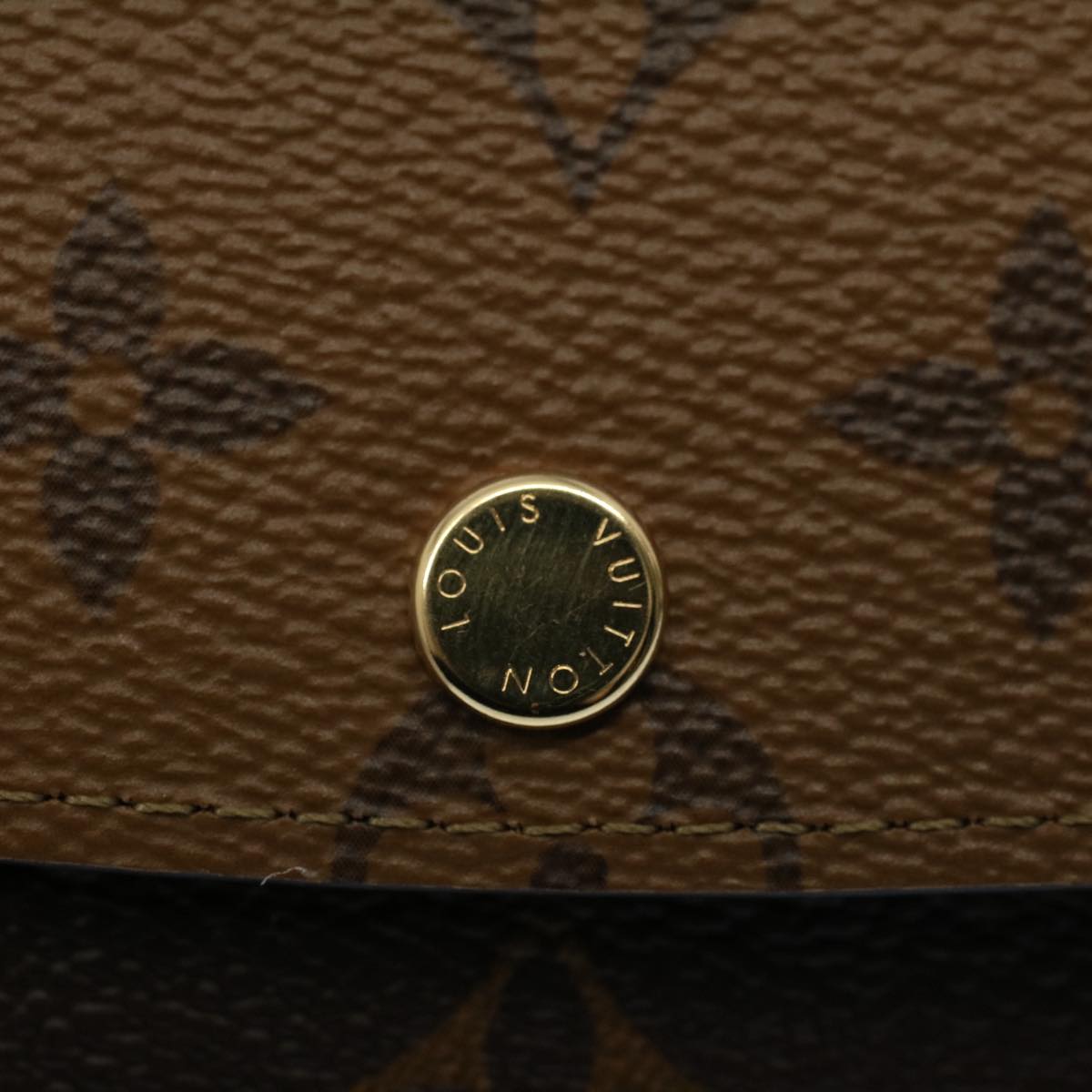 LOUIS VUITTON Monogram Reverse Portefeuille Emily Long Wallet M82157 56717A