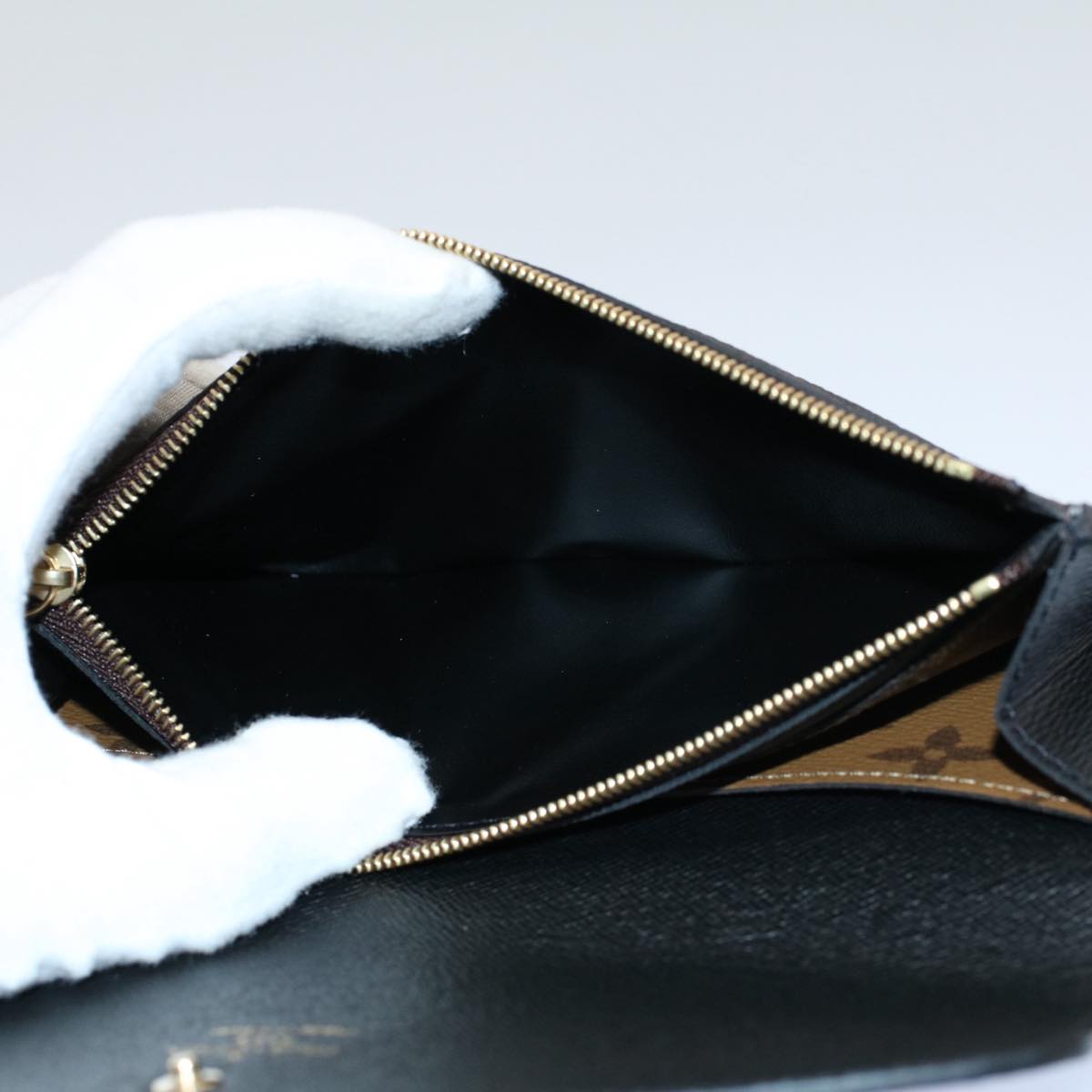 LOUIS VUITTON Monogram Reverse Portefeuille Emily Long Wallet M82157 56717A