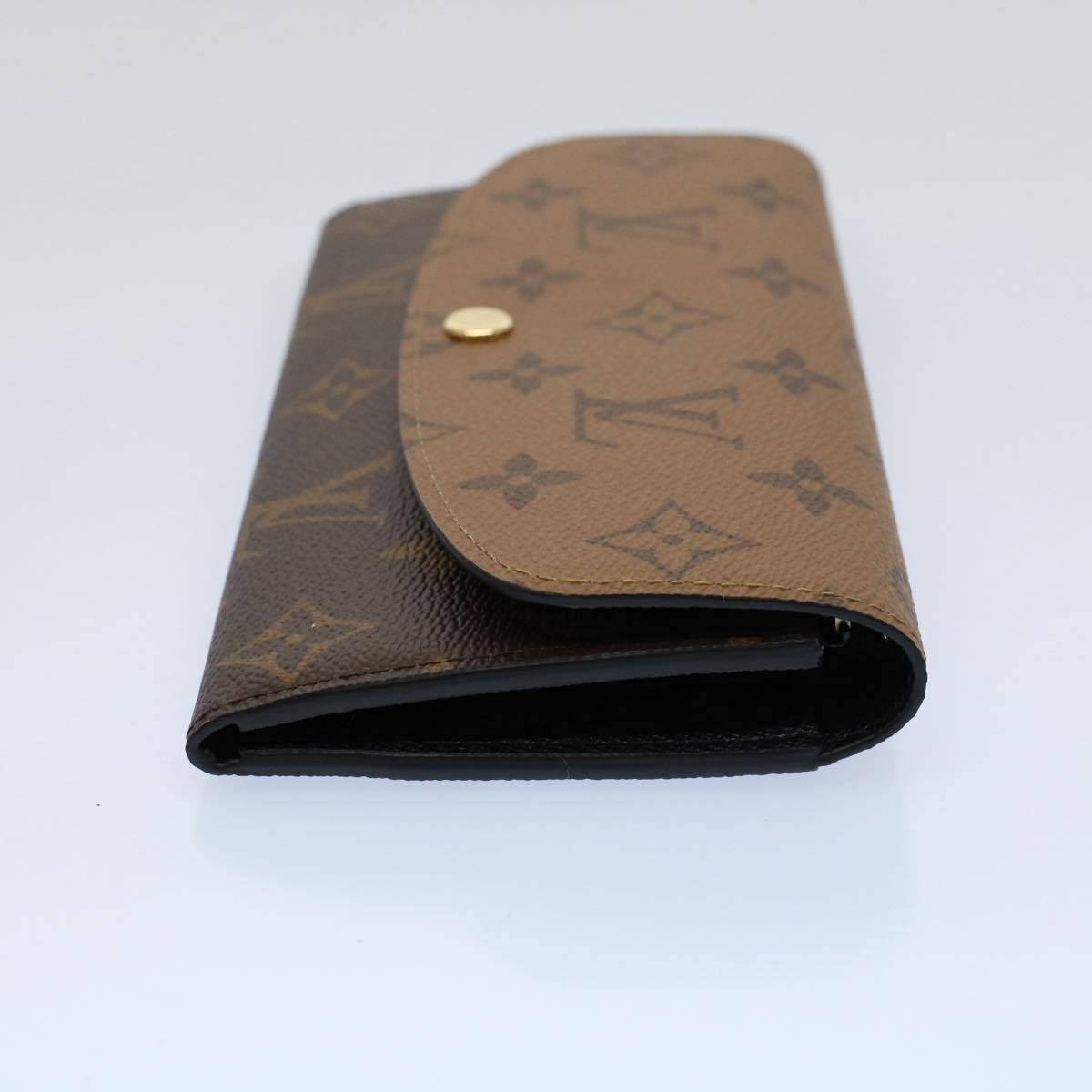 LOUIS VUITTON Monogram Reverse Portefeuille Emily Long Wallet M82157 56717A