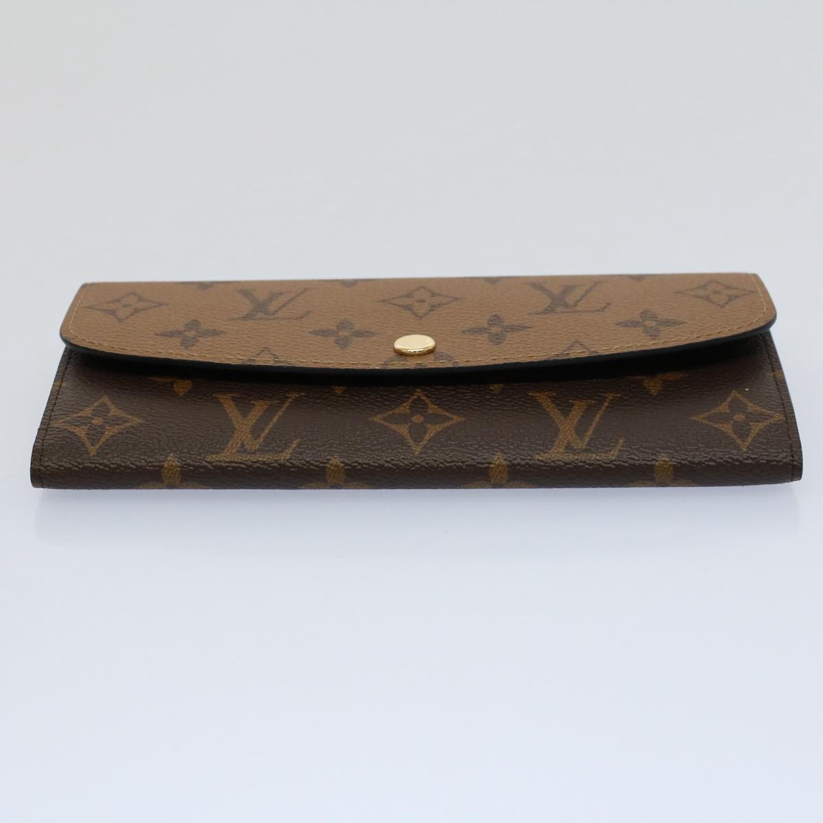 LOUIS VUITTON Monogram Reverse Portefeuille Emily Long Wallet M82157 56717A