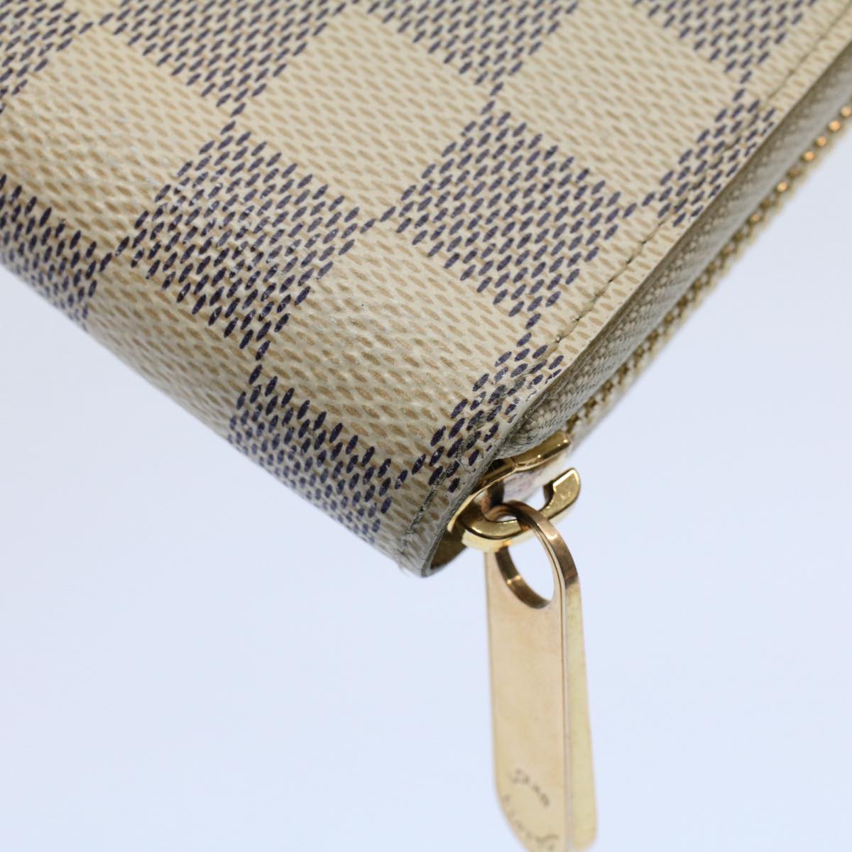 LOUIS VUITTON Damier Azur Zippy Wallet Long Wallet N63503 LV 56718