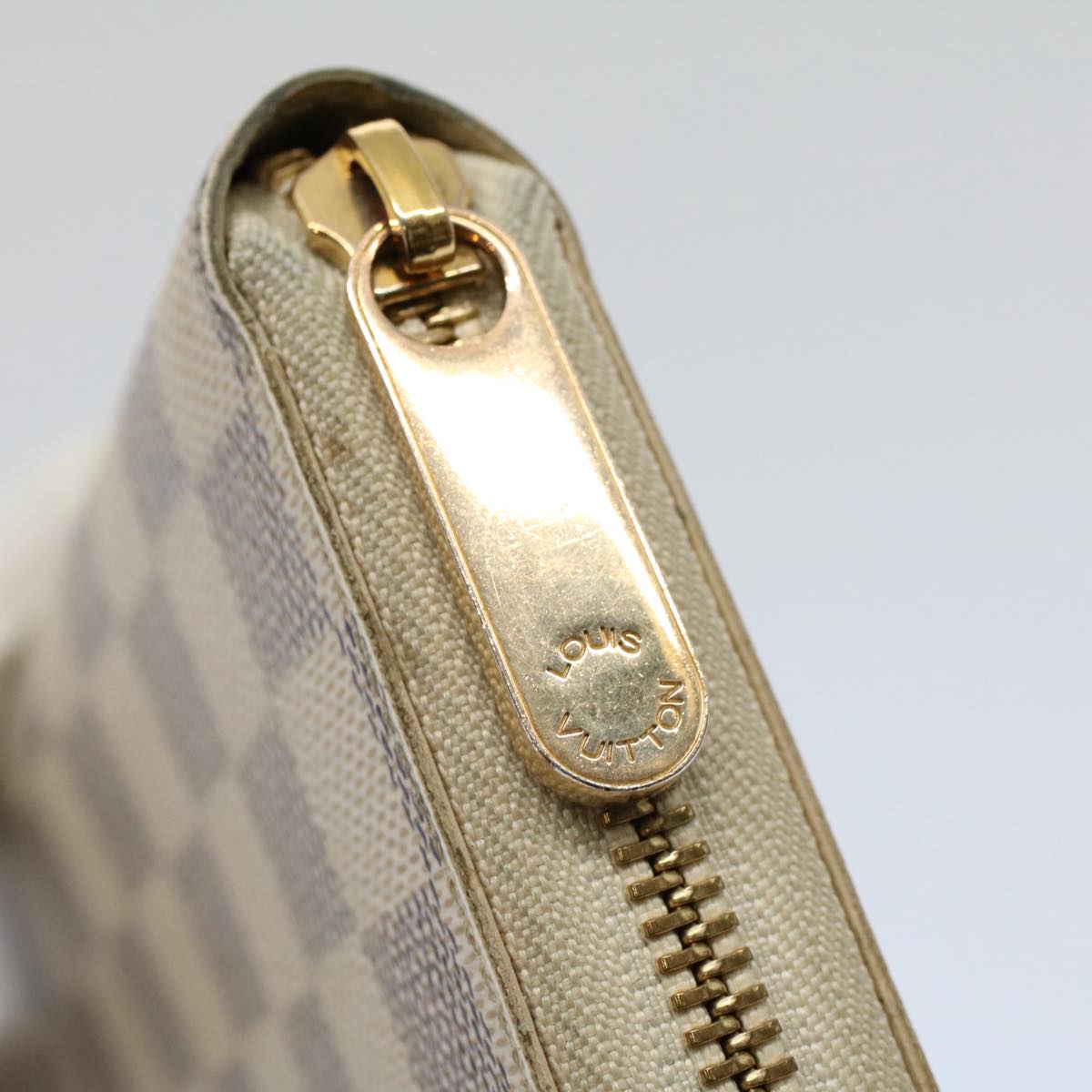 LOUIS VUITTON Damier Azur Zippy Wallet Long Wallet N63503 LV 56718