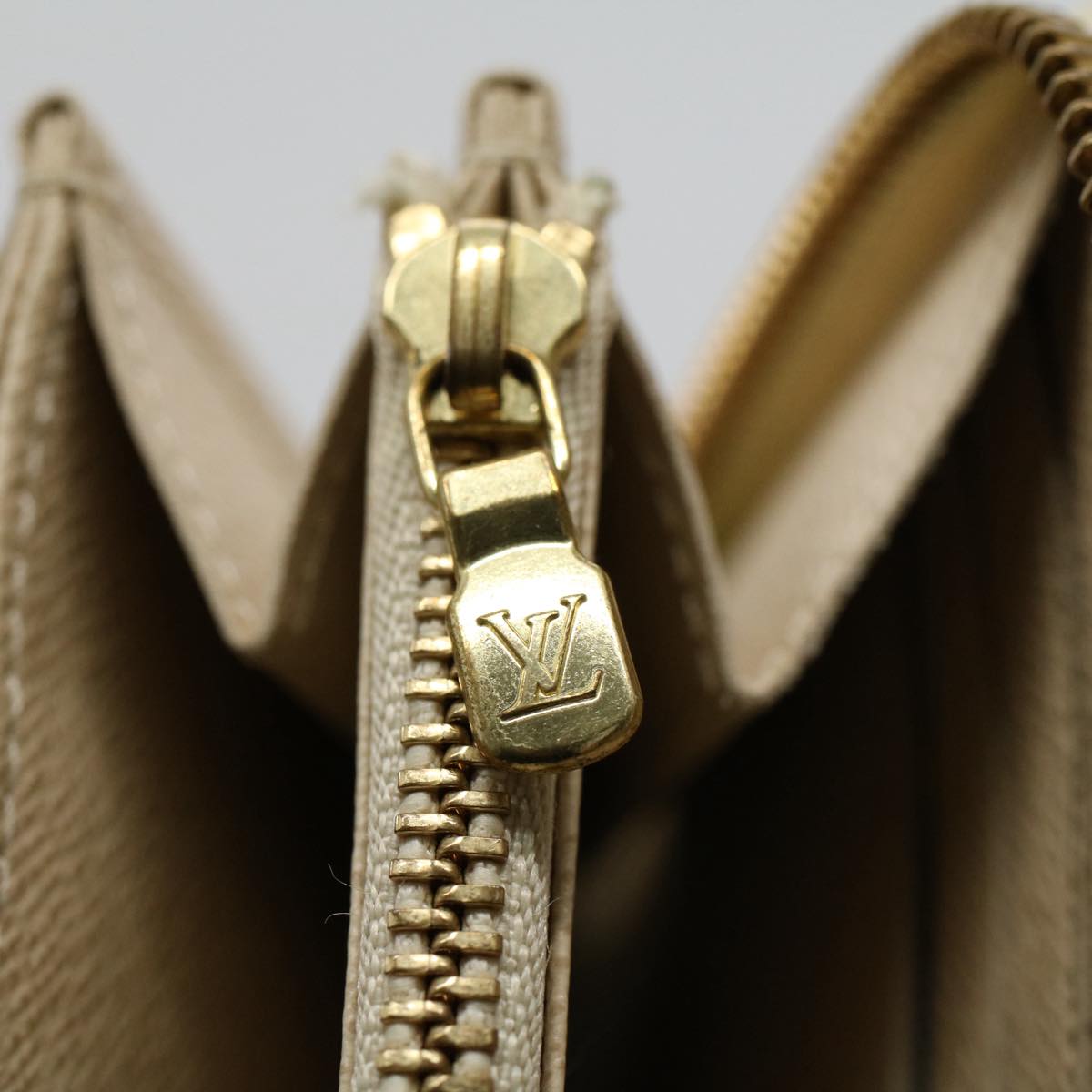 LOUIS VUITTON Damier Azur Zippy Wallet Long Wallet N63503 LV 56718