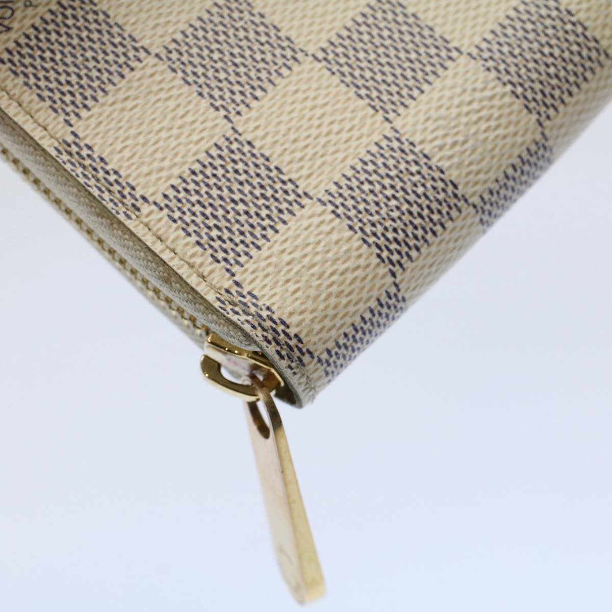 LOUIS VUITTON Damier Azur Zippy Wallet Long Wallet N63503 LV 56718