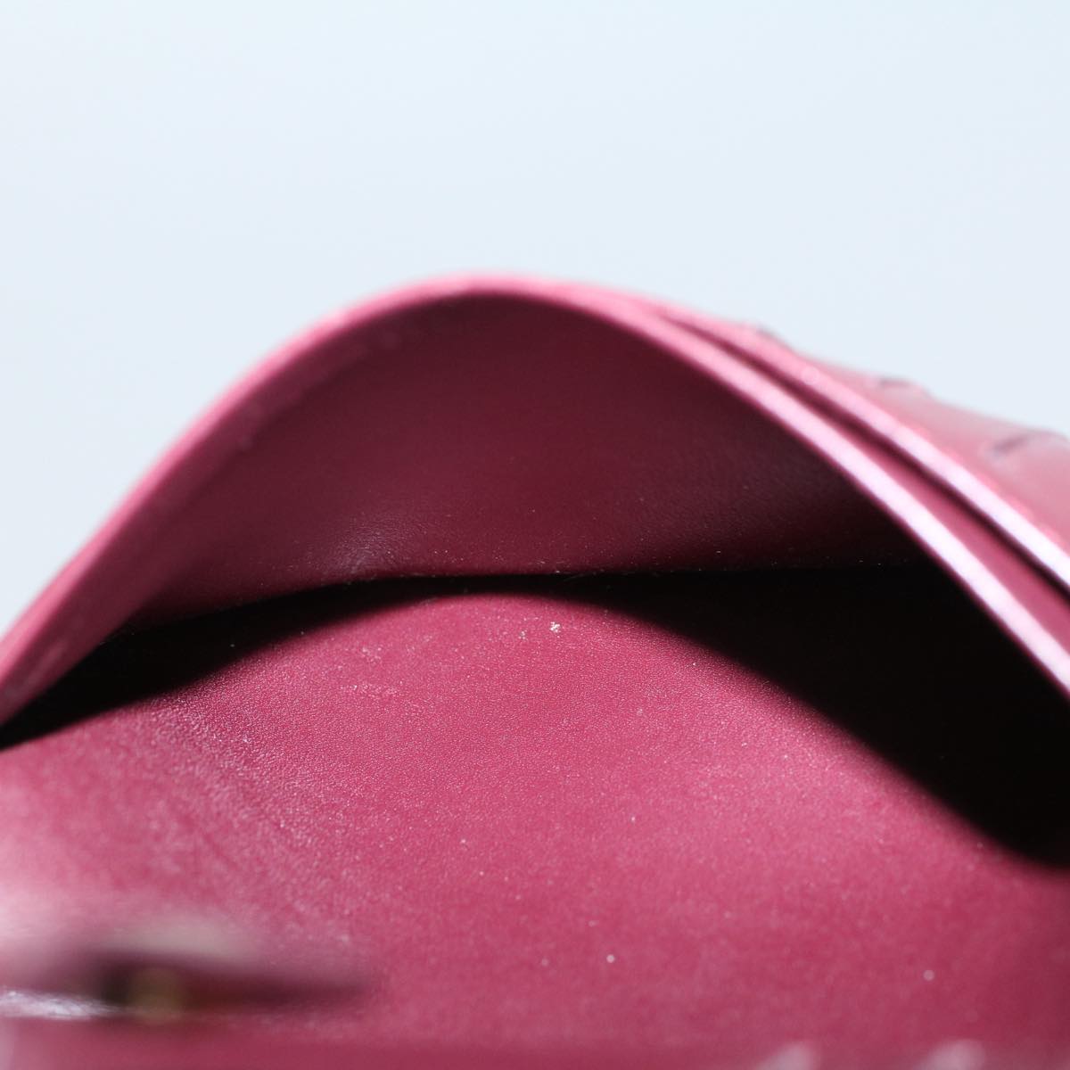 LOUIS VUITTON Vernis PortefeuilleViennois Wallet Rouge Favist M91524 56720