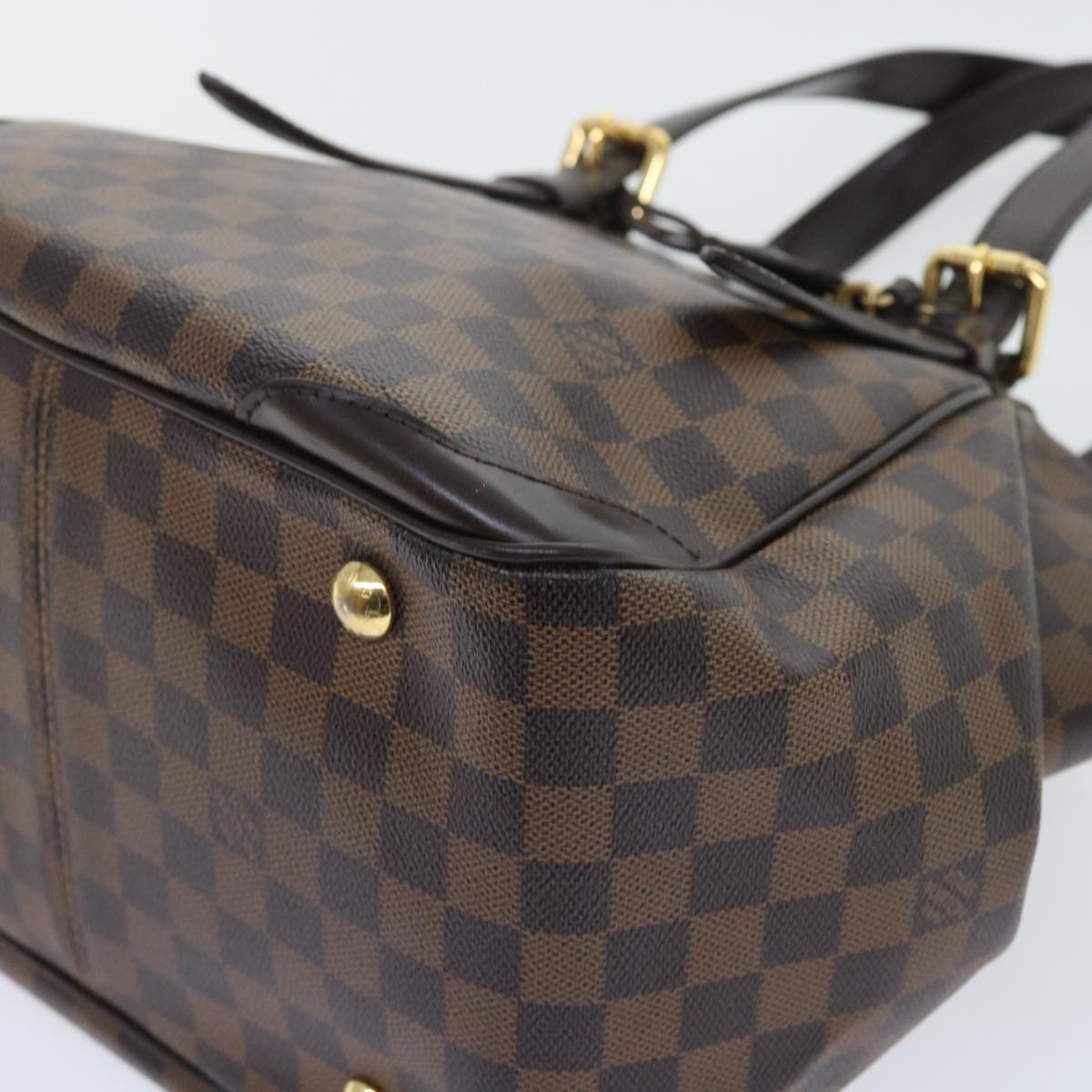 LOUIS VUITTON Damier Ebene Verona MM Shoulder Bag N41118 LV 56722