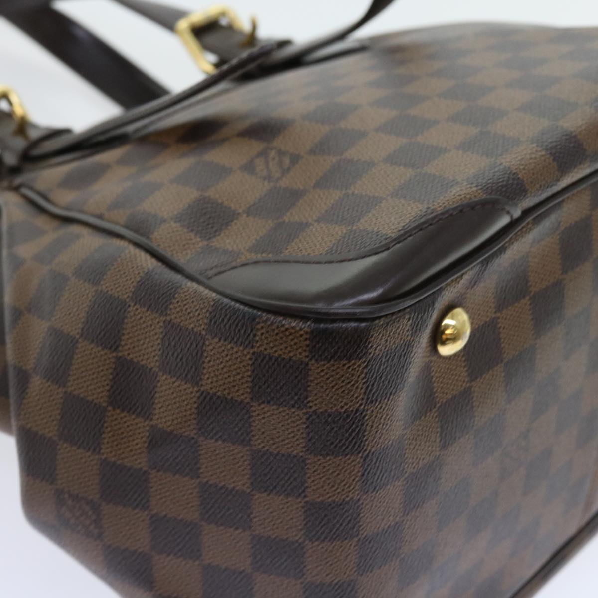 LOUIS VUITTON Damier Ebene Verona MM Shoulder Bag N41118 LV 56722