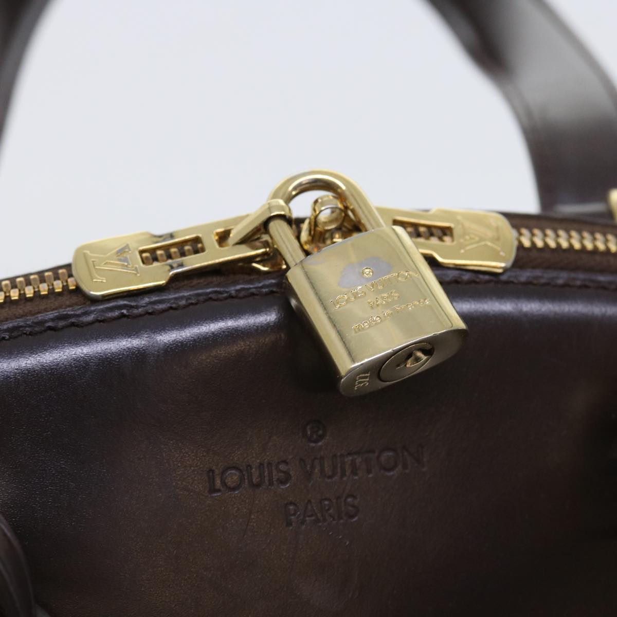 LOUIS VUITTON Damier Ebene Verona MM Shoulder Bag N41118 LV 56722