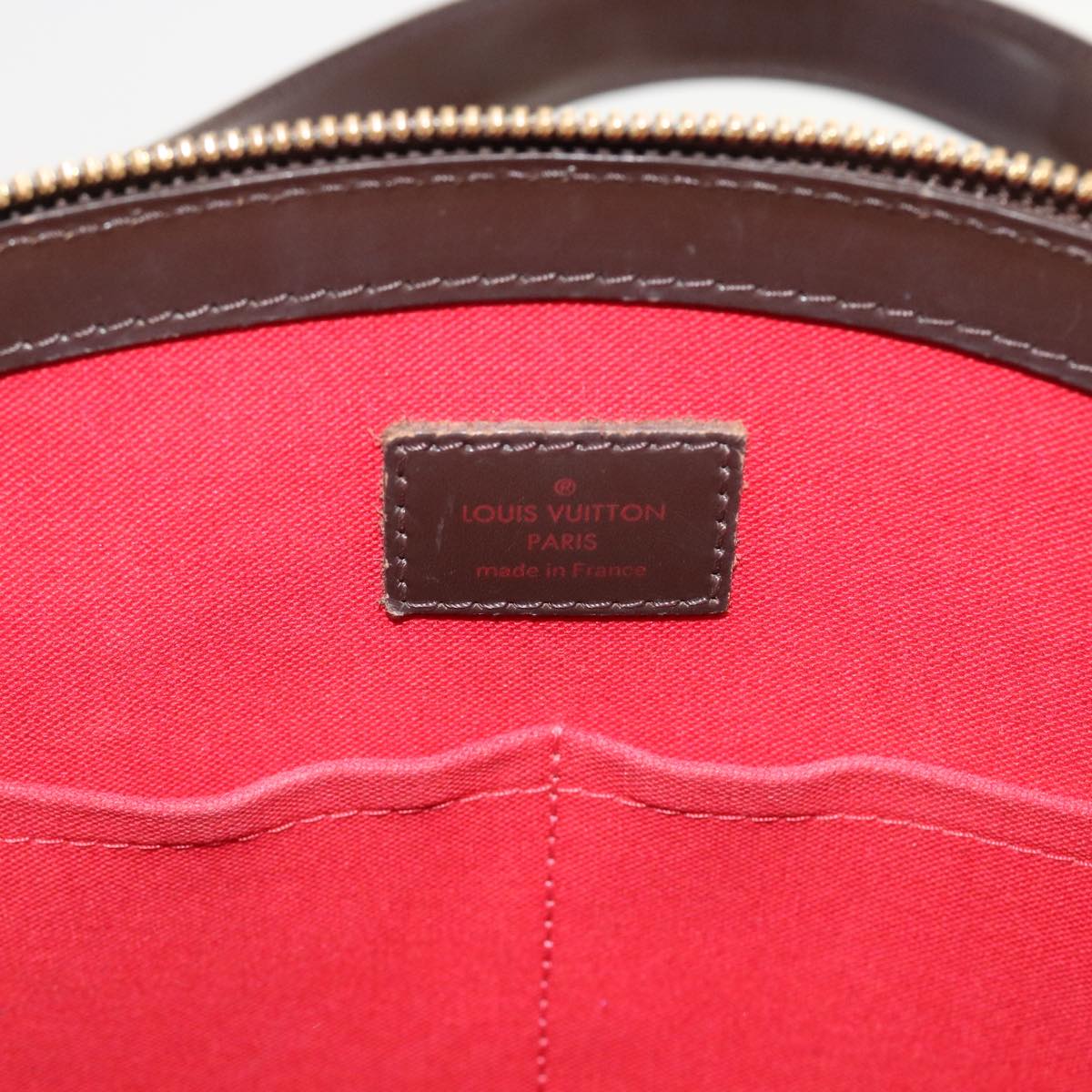 LOUIS VUITTON Damier Ebene Verona MM Shoulder Bag N41118 LV 56722