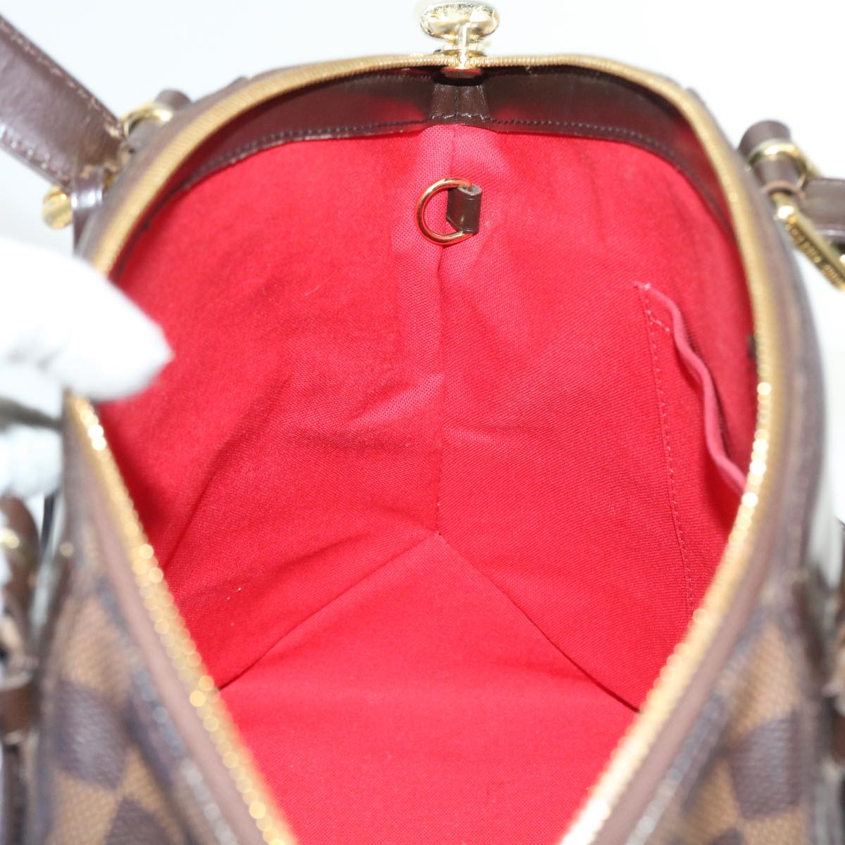 LOUIS VUITTON Damier Ebene Verona MM Shoulder Bag N41118 LV 56722