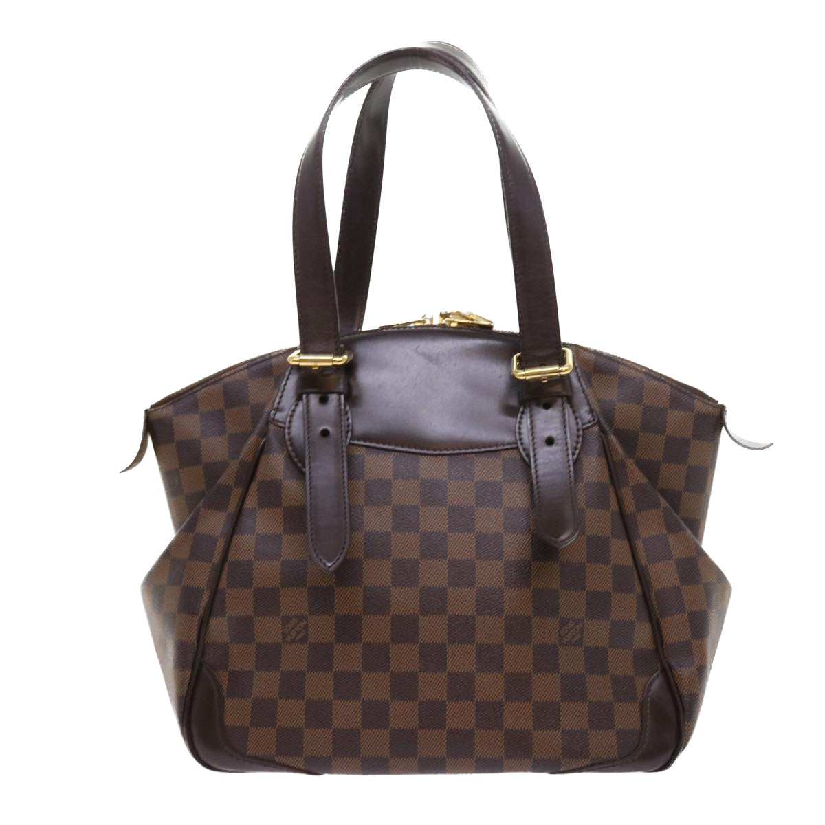 LOUIS VUITTON Damier Ebene Verona MM Shoulder Bag N41118 LV 56722