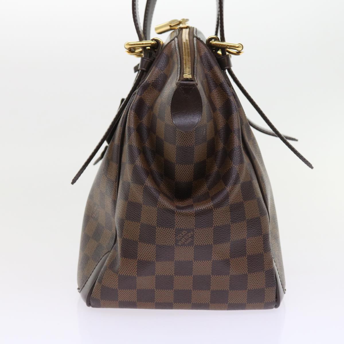 LOUIS VUITTON Damier Ebene Verona MM Shoulder Bag N41118 LV 56722