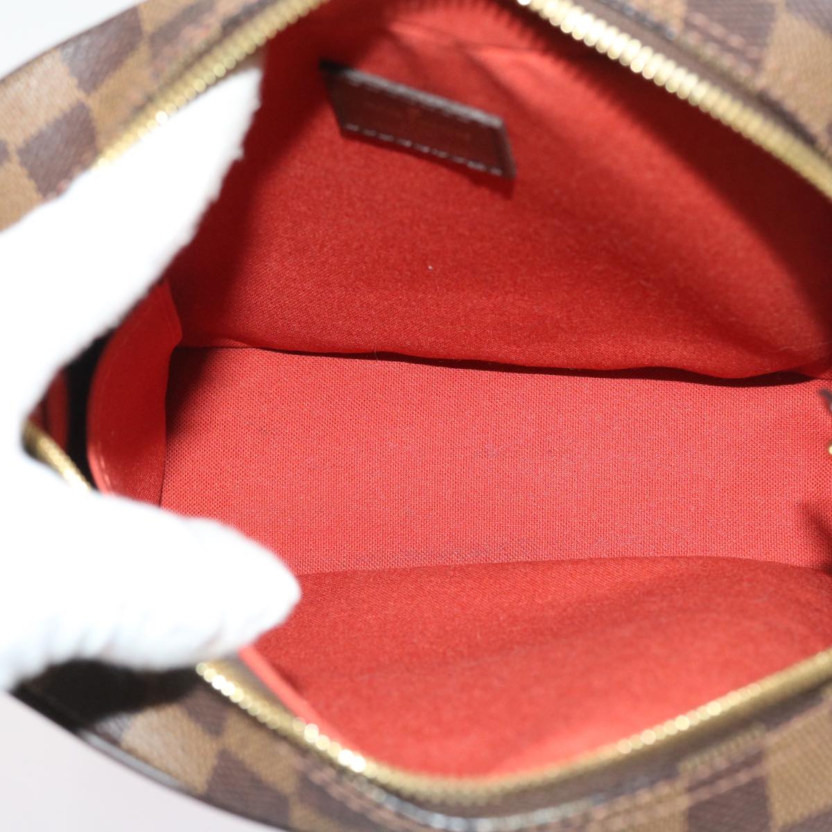 LOUIS VUITTON Damier Ebene Olaf PM Shoulder Bag N41442 LV 56725