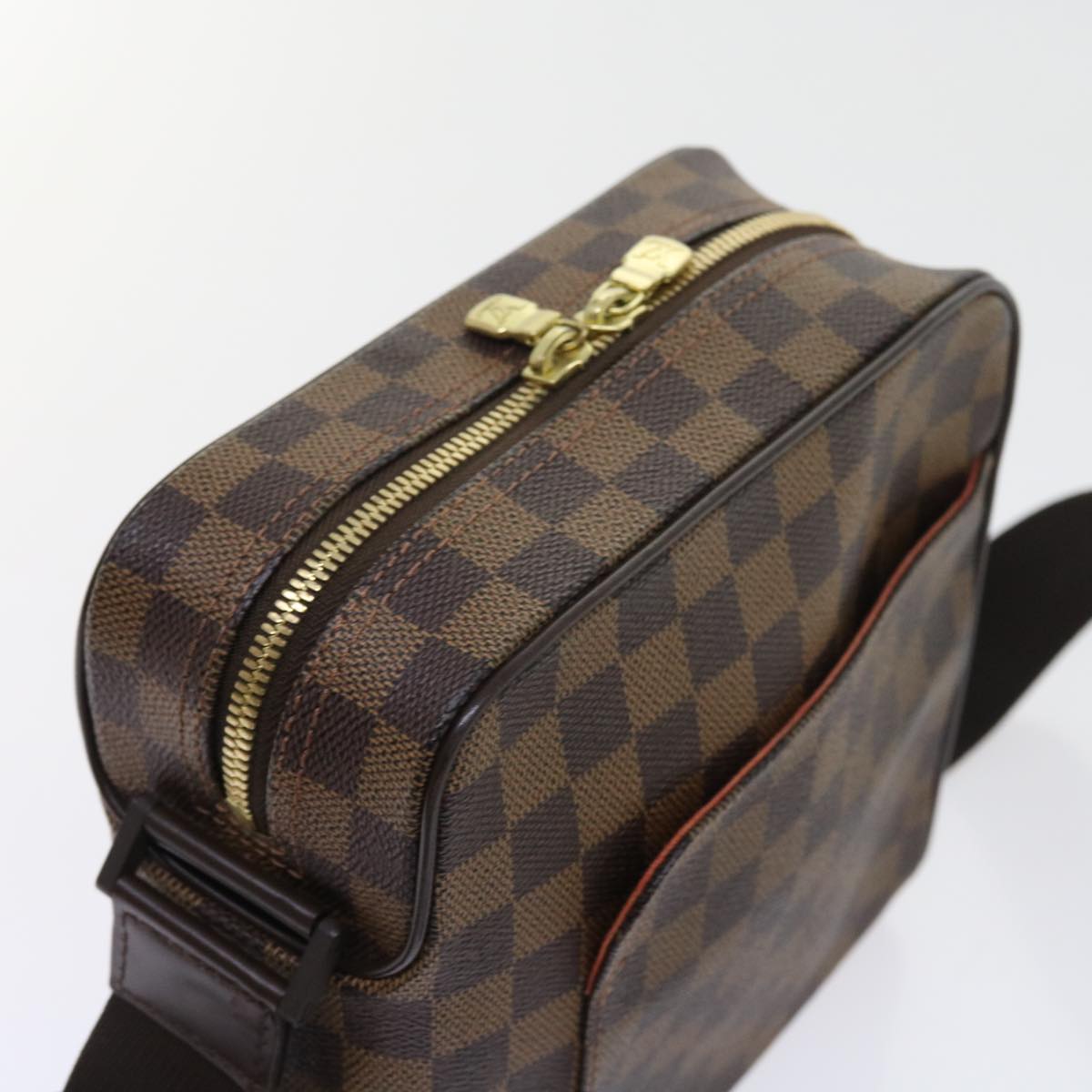 LOUIS VUITTON Damier Ebene Olaf PM Shoulder Bag N41442 LV 56725