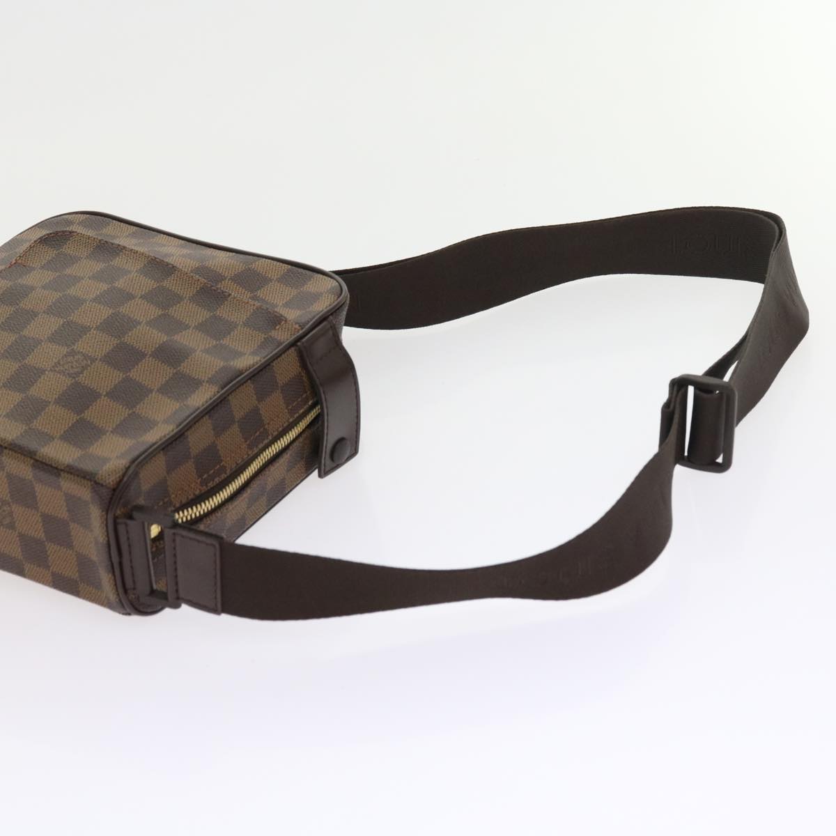 LOUIS VUITTON Damier Ebene Olaf PM Shoulder Bag N41442 LV 56725