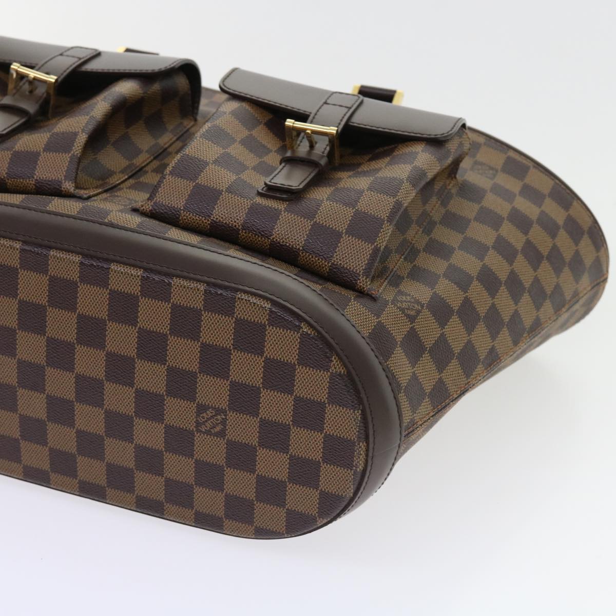 LOUIS VUITTON Damier Ebene Manosque GM Tote Bag N51120 LV 56731A
