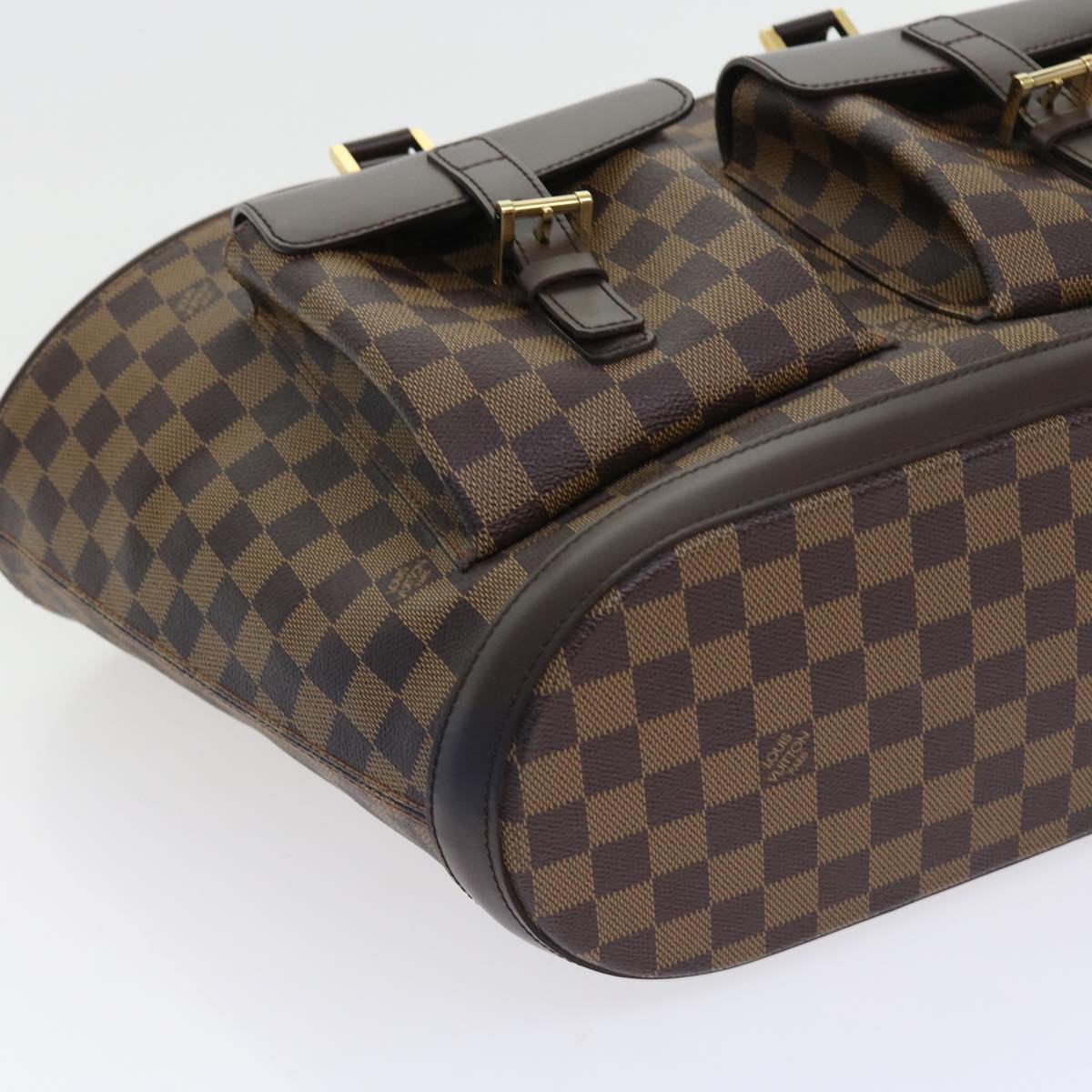 LOUIS VUITTON Damier Ebene Manosque GM Tote Bag N51120 LV 56731A
