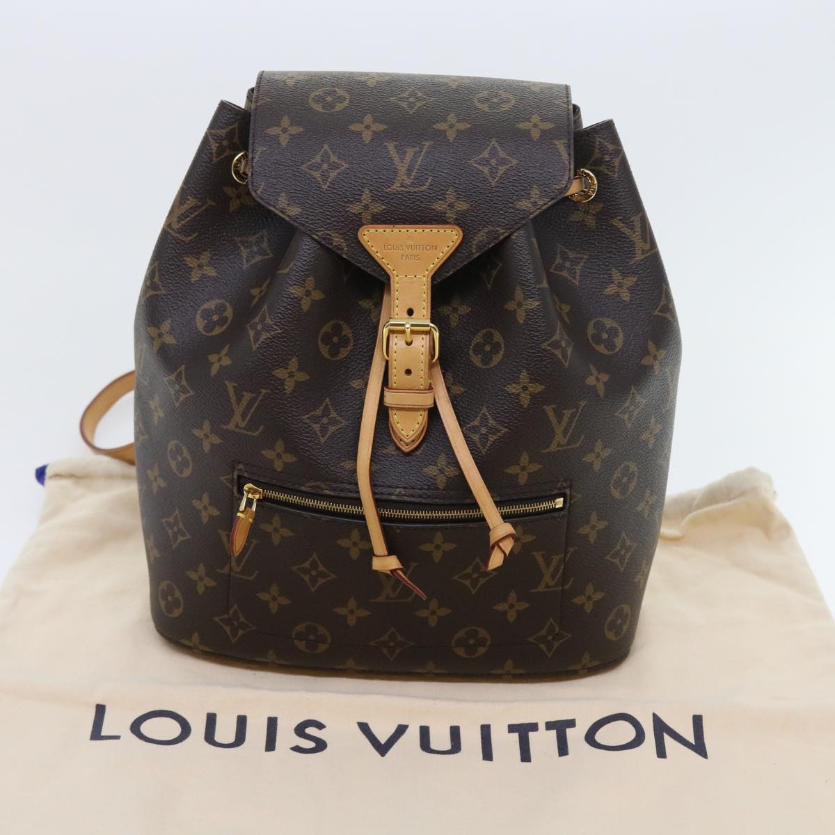 LOUIS VUITTON Monogram Montsouris Backpack M43431 LV 56733A