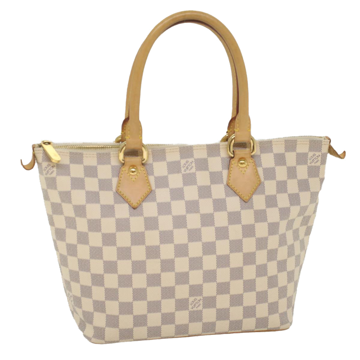 LOUIS VUITTON Damier Azur Saleya PM Tote Bag N51186 LV 56736