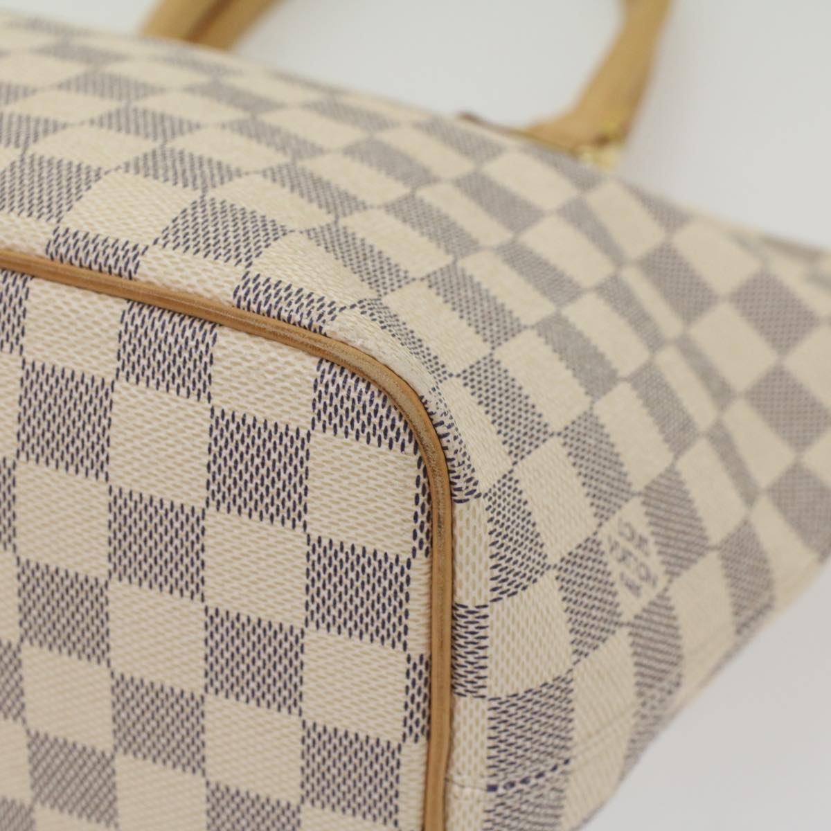 LOUIS VUITTON Damier Azur Saleya PM Tote Bag N51186 LV 56736