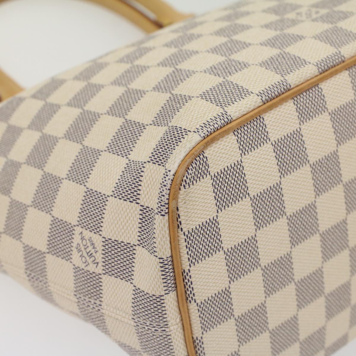 LOUIS VUITTON Damier Azur Saleya PM Tote Bag N51186 LV 56736