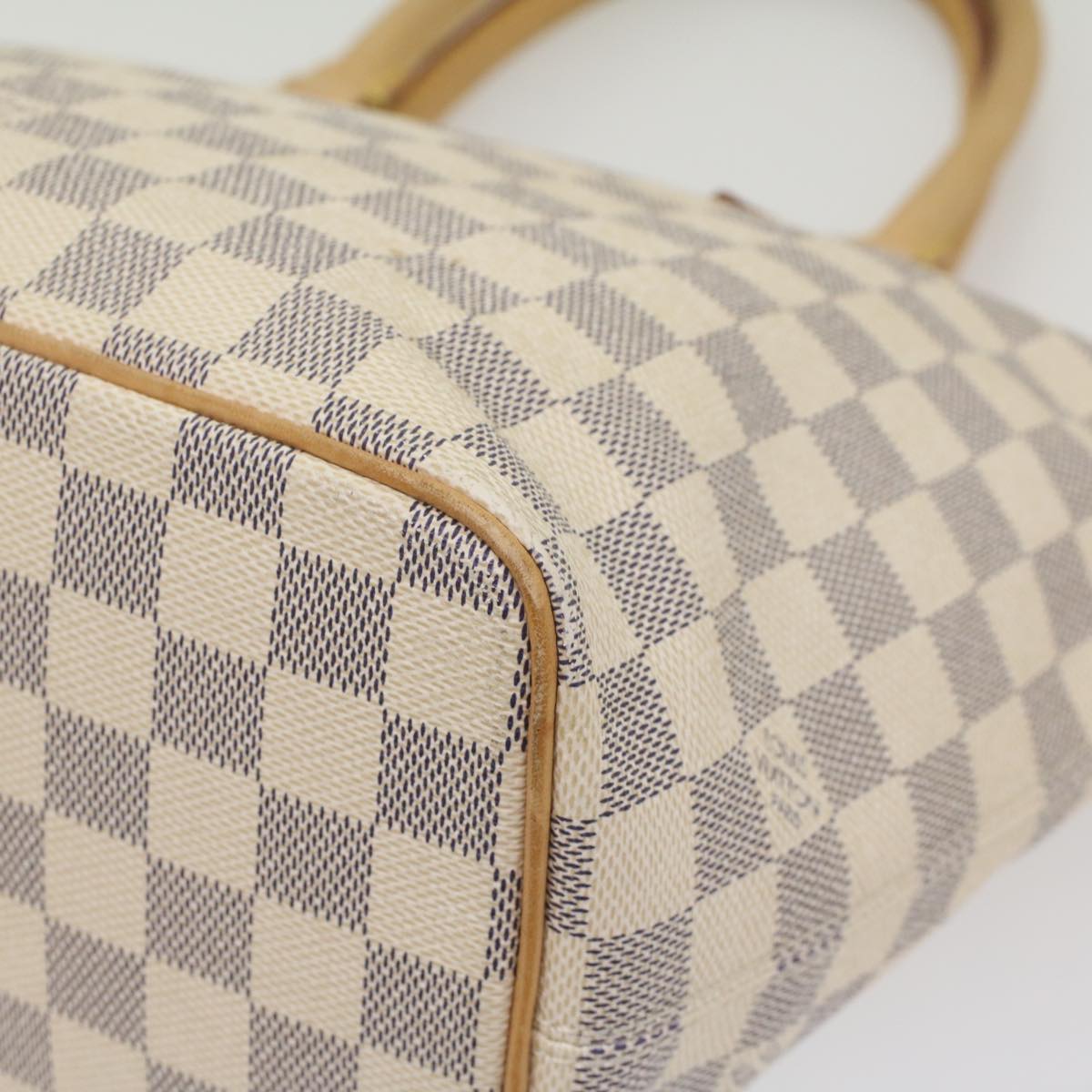 LOUIS VUITTON Damier Azur Saleya PM Tote Bag N51186 LV 56736