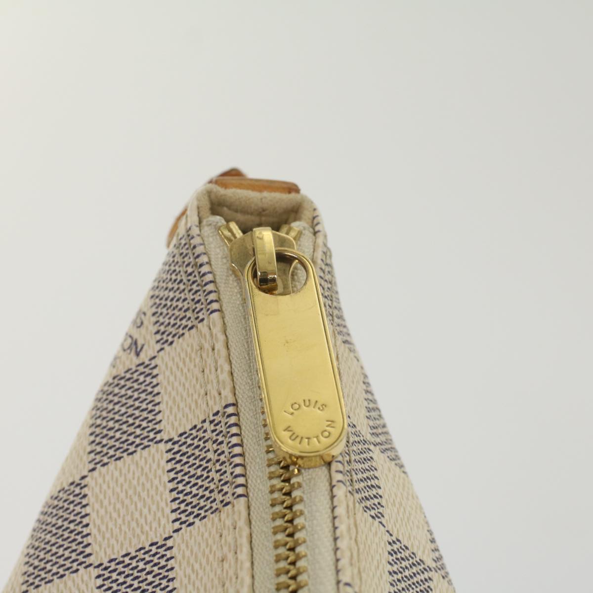 LOUIS VUITTON Damier Azur Saleya PM Tote Bag N51186 LV 56736