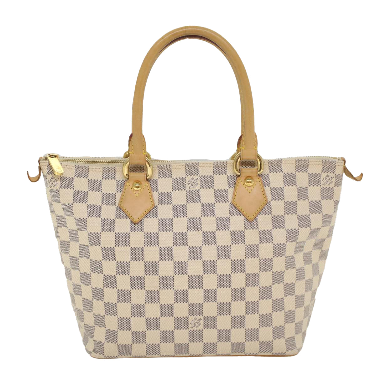 LOUIS VUITTON Damier Azur Saleya PM Tote Bag N51186 LV 56736