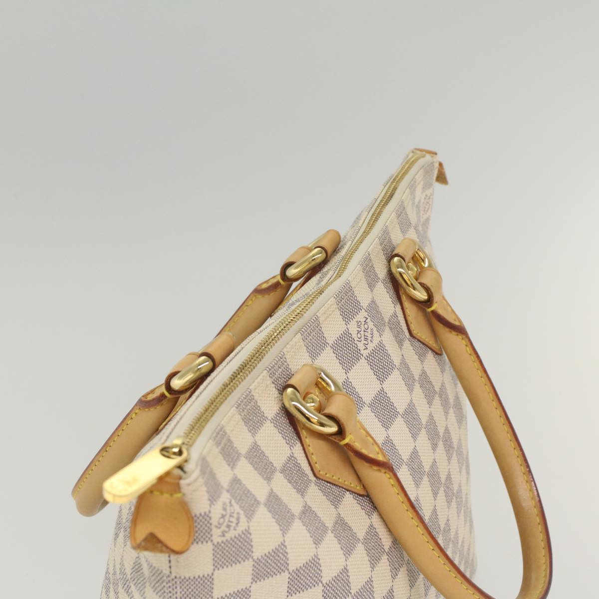 LOUIS VUITTON Damier Azur Saleya PM Tote Bag N51186 LV 56736
