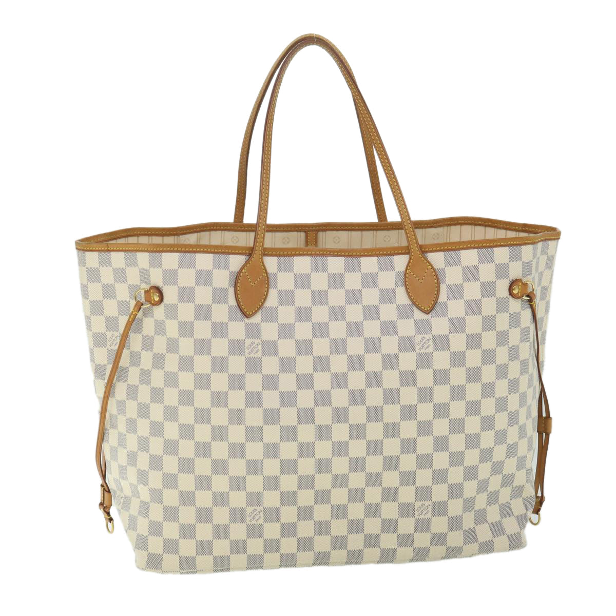 LOUIS VUITTON Damier Azur Neverfull GM Tote Bag N41360 LV 56740