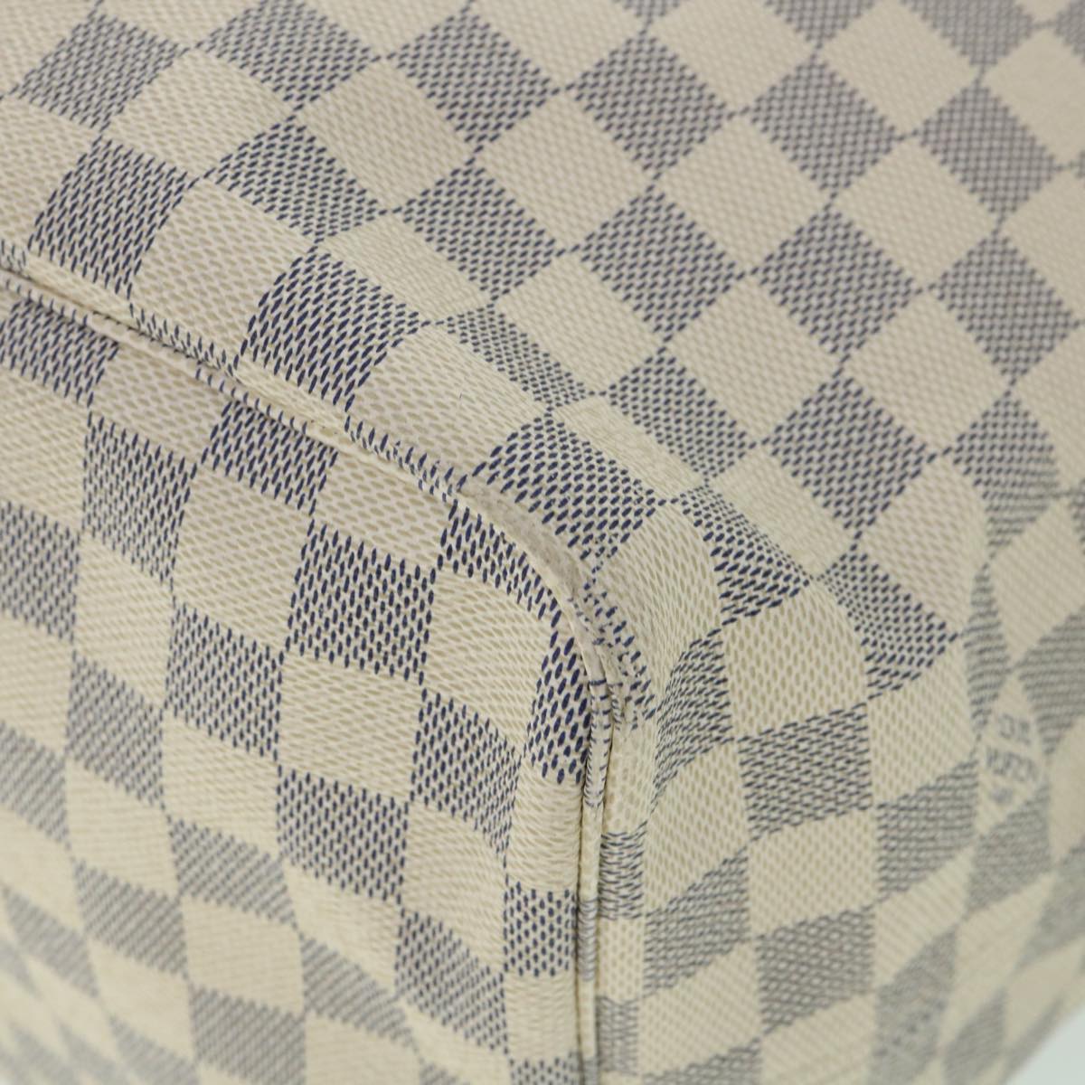 LOUIS VUITTON Damier Azur Neverfull GM Tote Bag N41360 LV 56740