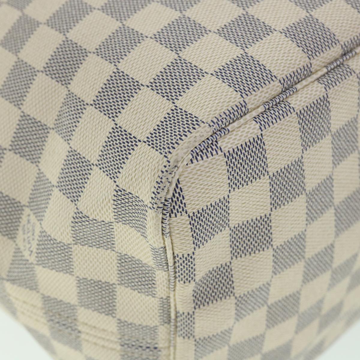 LOUIS VUITTON Damier Azur Neverfull GM Tote Bag N41360 LV 56740