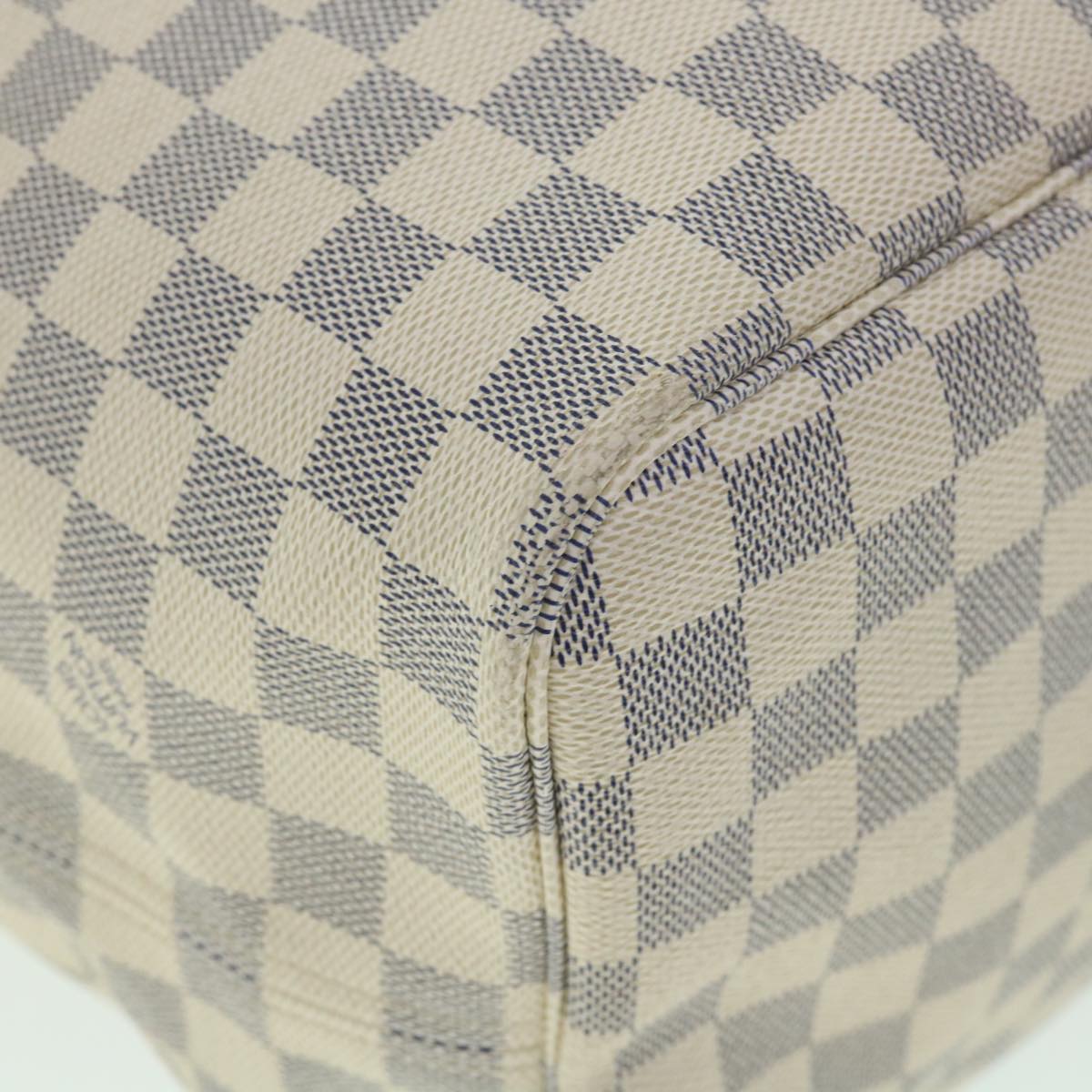 LOUIS VUITTON Damier Azur Neverfull GM Tote Bag N41360 LV 56740