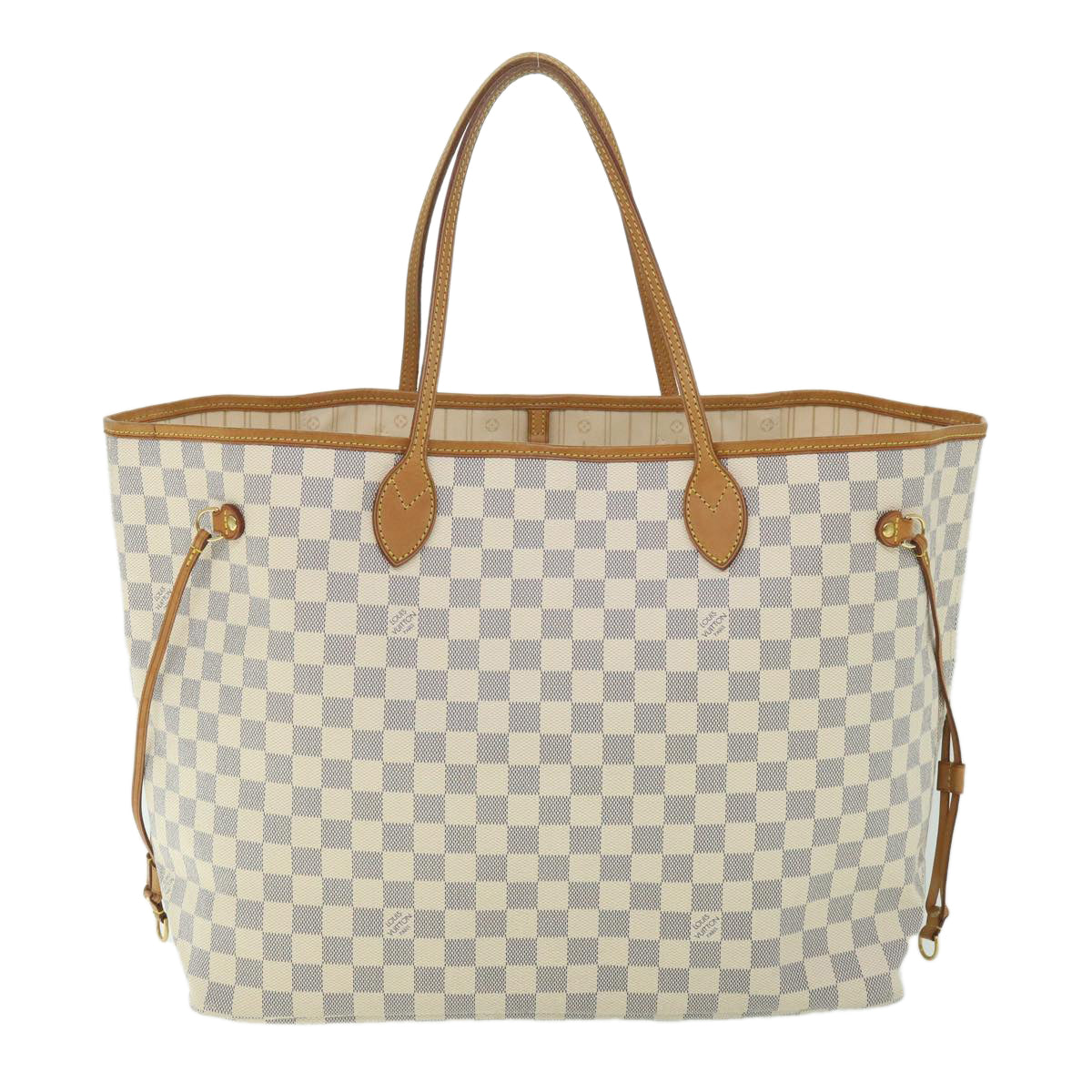 LOUIS VUITTON Damier Azur Neverfull GM Tote Bag N41360 LV 56740