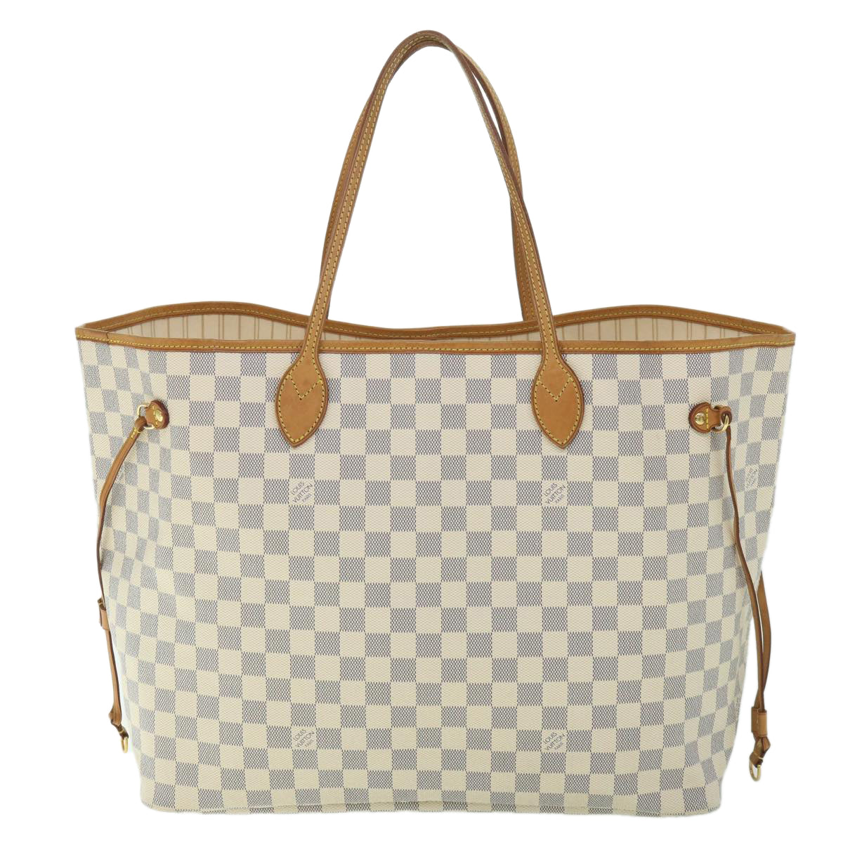 LOUIS VUITTON Damier Azur Neverfull GM Tote Bag N41360 LV 56740