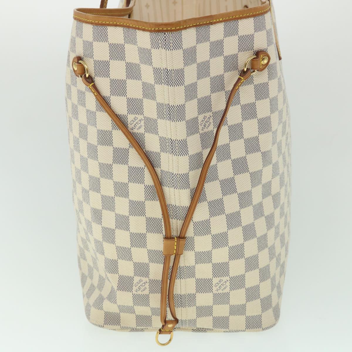LOUIS VUITTON Damier Azur Neverfull GM Tote Bag N41360 LV 56740