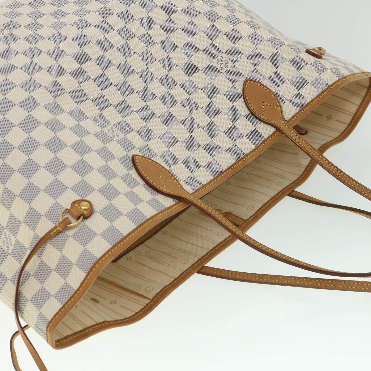 LOUIS VUITTON Damier Azur Neverfull GM Tote Bag N41360 LV 56740