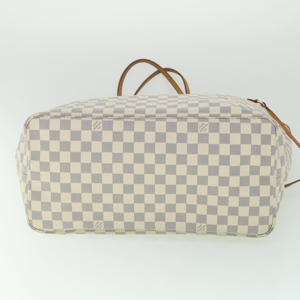 LOUIS VUITTON Damier Azur Neverfull GM Tote Bag N41360 LV 56740