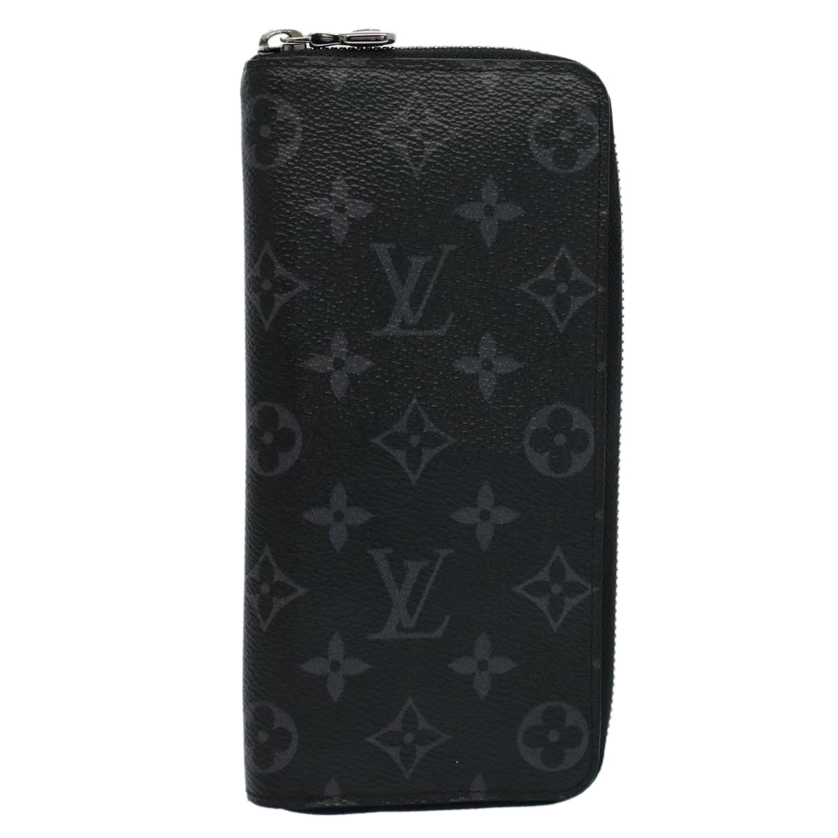 LOUIS VUITTON Monogram Eclipse Zippy Wallet Vertical Wallet M62295 56742